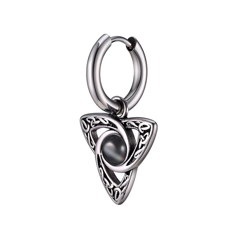 Brinco Prata Masculino Celta