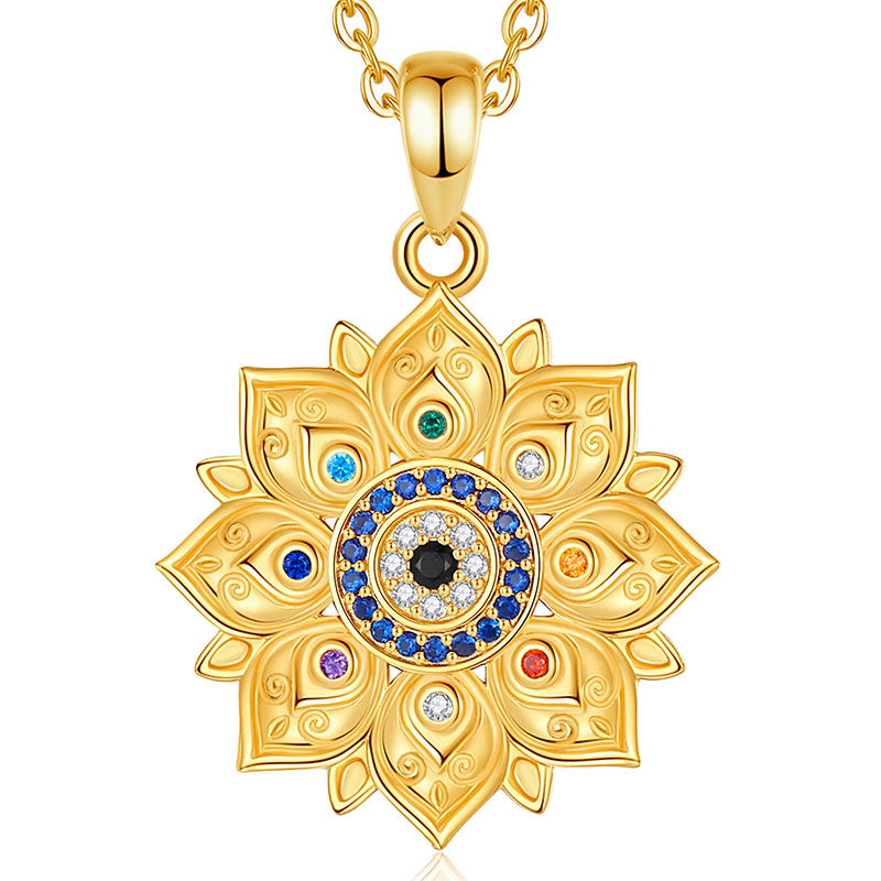 Colar Ouro Feminino Lótus