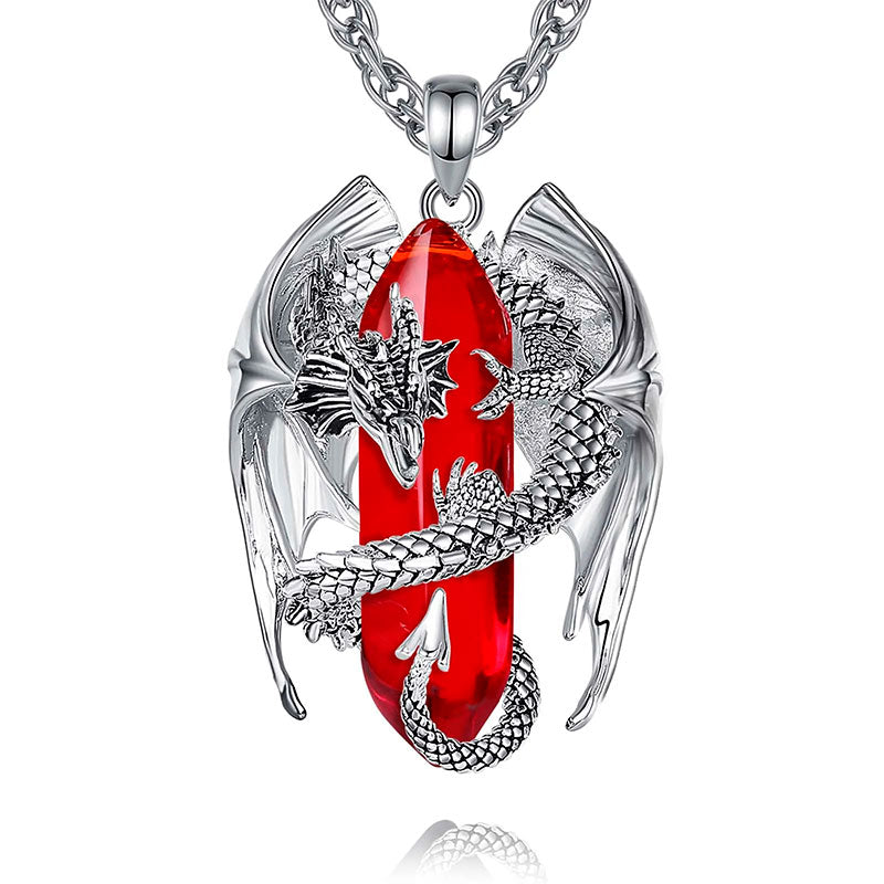 Colar Prata Masculino Cornalina